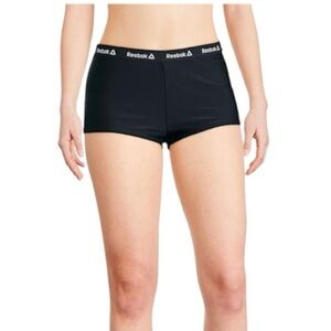REEBOK Black Athletic Boy Shorts Running Booty Shorts Swim Volleyball Size Small